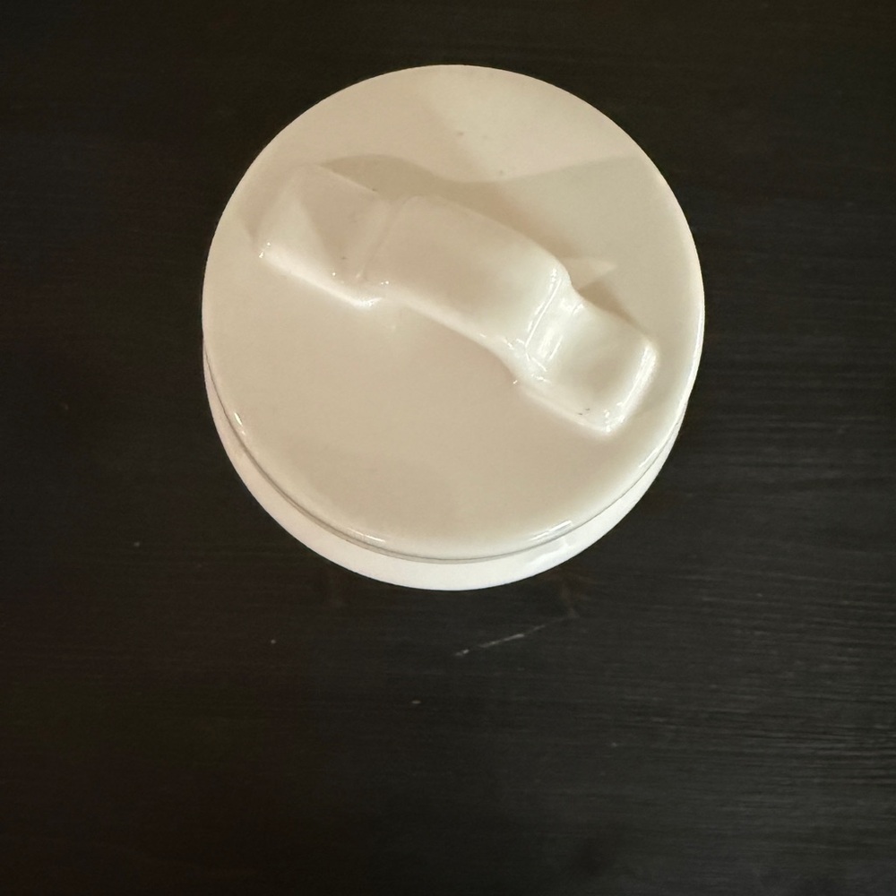 Rae Dunn WOOF Ceramic Pet Dog Treats Canister W/Lid White By Magenta - Picture 4 of 7